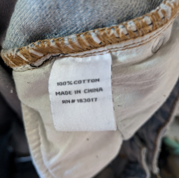 Princess Polly Light Wash High Waisted Jean Denim Shorts With Front Slits Sz 12 - Picture 8 of 11